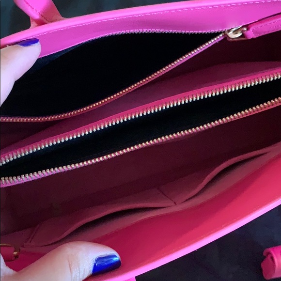 SAINT LAURENT Calfskin Small Sac De Jour Pink. - Picture 6 of 8